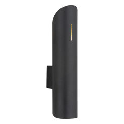 Kinkiet AKRON 1037 ARGON tuba czarna 2xG9 
