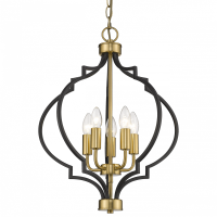 ZWIS Nashville nietypowy kształt modne połaczenie złota i czarnego COSMO LIGHT P05179BK AU