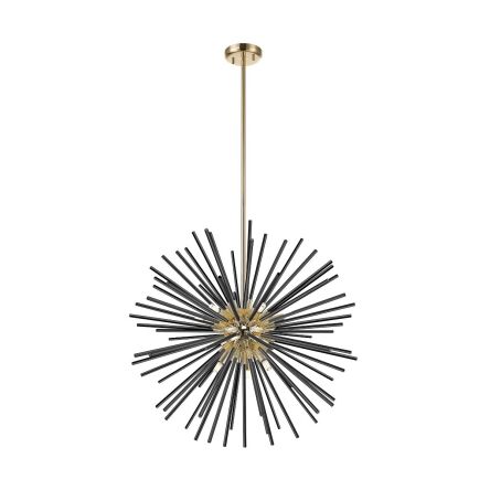 P0491-09C-F7BC URCHIN LAMPA WISZĄCA CZARNO-ZŁOTA ZUMALINE