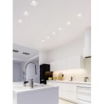 Lampa sufitowa wpustowa VERDI AZ3527  AZzardo kwadratowa czarna nowoczesna - 2