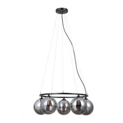 Lampa wisząca Molite PND-1098-5R-BK Italux