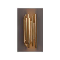 Kinkiet Organic W0187 Maxlight wykończenie w kolorze złotym