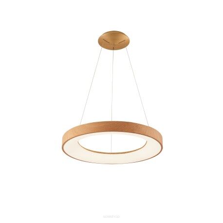 Lampa wisząca SANTANA PENDANT 80 CCT CO + REMOTE CONTROL drewno Azzardo AZ5014