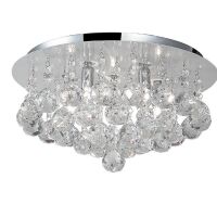 Plafon BOLLA 38  AZzardo AZ1286 wykonana z najwyższej jakości metalu i kryształów egipskich