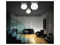 Plafon PALLA 30 ORLICKI DESIGN  białe szkło okrągły  - 2