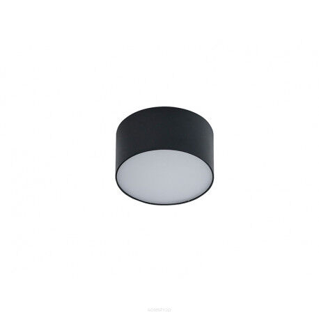 Oprawa natynkowa okrągła czarna nowoczesna MONZA R 12  AZ2259 AZzardo SHR633000-10-BK AZ2259 LED 5,5 cm wysokości 11,5 cm średnicy