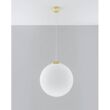 Lampa wisząca UGO 40 SL.0717 SOLLUX LIGHTING 40 cm biało-złota - 3