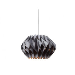 Lampa wisząca RUBEN L GREY AZ2383 Azzardo kolor szary kształtem przypomina pąk  kwiatu