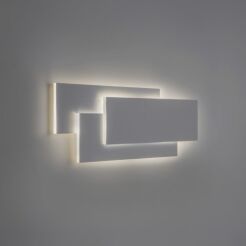 Lampa ścienna Edge 560 with Driver- Astro 7805 nowoczesna trzy podłużne  połączone prostokąty biały gips 1352006