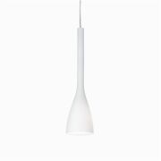 Lampa wisząca Flut SP1  Ideal Lux 035697  klosz z dmuchanego matowego szkła w kolorze białym