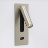 Kinkiet Fuse 3 USB 1215084 Astro LED 3.5W do czytania MATOWY NIKIEL