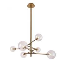 Lampa wisząca  LOLLIPOP P0294 MAXLIGHT dekoracyjna elegancka wykonana z metalu o mosiężnym zabarwieniu 