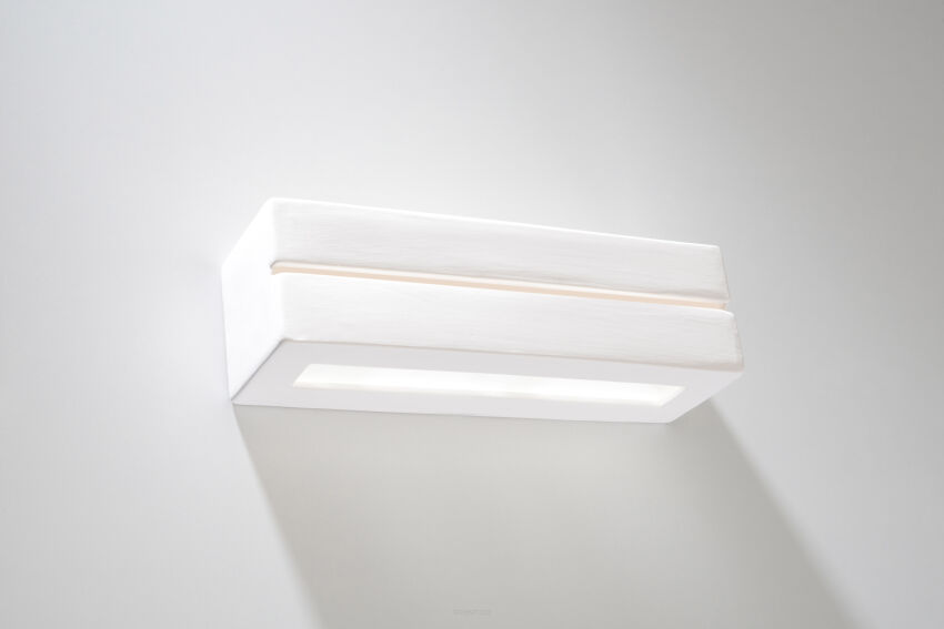 Kinkiet ceramiczny Korytko prostokąt VEGA LINE SOLLUX SL.231 Nowoczesny