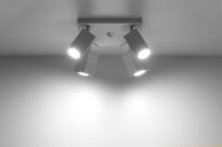 Regulowana Lampa sufitowa MERIDA 4 biała SL.0098 SOLLUX LIGHTING nowoczesny klosze prostokątne - 2