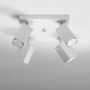 Regulowana Lampa sufitowa MERIDA 4 biała SL.0098 SOLLUX LIGHTING nowoczesny klosze prostokątne