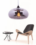 NOWOCZESNA LAMPA WISZĄCA SKANDYNAWSKA SZARA BROSSO D30 LDP 6810-1 (GR) - 2