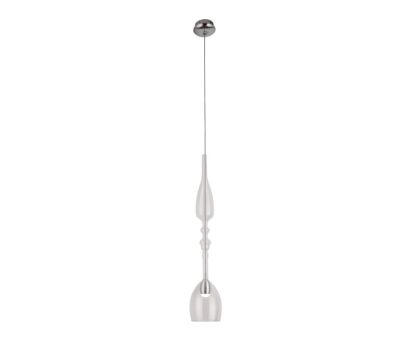 Lampa wisząca Murano  C P0247  Maxlight podłużna pojedyncza oprawa szklana transparentna nietypowy kształt