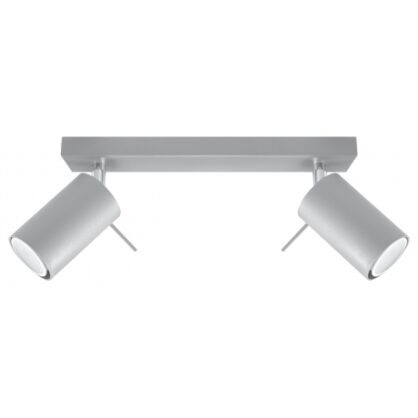  Efektowna lampa sufitowa listwa Ring 2  Szary SL.0450 SOLLUX LIGHTING nowoczesny