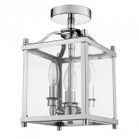 Plafon New York - C03929CH COSMO Light kształtem przypomina latarnię wykonana w stylu nowojorskim