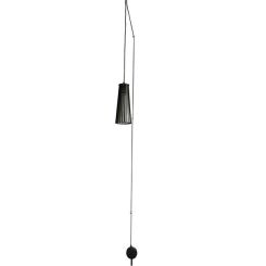 Kinkiet DOVER 9264 Nowodvorski Długi kabel czarny sklejka