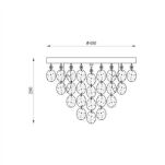Lampa sufitowa PARDO niebanalny plafon nadający charakteru wnętrzu 18365L ZUMALINE - 3