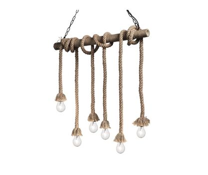 Lampa wisząca Canapa SP6 134826 KLASYCZNY IP20 E14 metal Ideal Lux OPRAWA W STYLU KLASYCZNYM