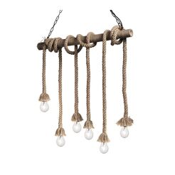 Lampa wisząca Canapa SP6 134826 KLASYCZNY IP20 E14 metal Ideal Lux OPRAWA W STYLU KLASYCZNYM
