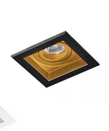 Lampa sufitowa nowoczesna czarno/złota MINORKA AZzardo AZ2802 ruchome źródło światła