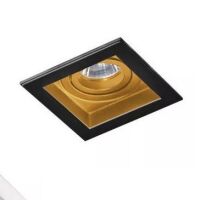 Lampa sufitowa nowoczesna czarno/złota MINORKA AZzardo AZ2802 ruchome źródło światła