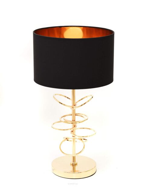 Lampa stołowa  MILARI LDT 5530 (BK-GD) Lumina Deco czarno-złota
