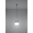LAMPA WISZĄCA DIEGO 3 BIAŁA SOLLUX  NOWOCZESNY stal  SL.0570 metalowa lampa SOLLUX LIGHTING  - 3