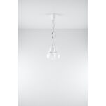 LAMPA WISZĄCA DIEGO 3 BIAŁA SOLLUX  NOWOCZESNY stal  SL.0570 metalowa lampa SOLLUX LIGHTING  - 4