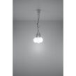 LAMPA WISZĄCA DIEGO 3 BIAŁA SOLLUX  NOWOCZESNY stal  SL.0570 metalowa lampa SOLLUX LIGHTING  - 6