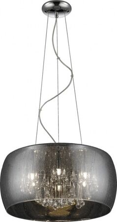 LAMPA WISZĄCA  ZUMA LINE RAIN P0076-05L-F4K9 KRYSZTAŁKI NOWOCZESNA NASTROJOWA SZKLANY KLOSZ 