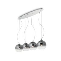 Lampa wisząca Discovery Fade SP4 149561  NOWOCZESNY IP20  METAL Ideal Lux LAMPA WEWNĘTRZNA OPRAWA W NOWOCZESNYM STYLU