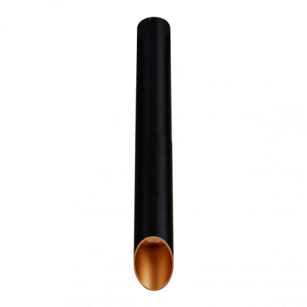 Plafon ARGON SLC78008-M-50/7W 3K BL+GO Italux natynkowa NOWOCZESNA CZARNO-ZŁOTA ŚCIĘTA TUBA LED 7W 3000K