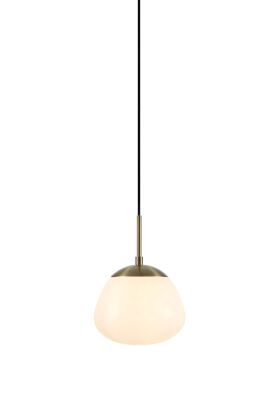 Lampa wisząca Rise 1L E27 108548 Markslojd biała/antyczny Ø17,5cm