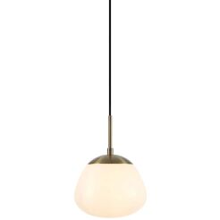 Lampa wisząca Rise 1L E27 108548 Markslojd biała/antyczny Ø17,5cm