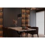 Lampa wisząca LOOPEZ SL.0943 Sollux czarna/ chrom nowoczesna - 3