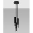 Lampa wisząca LOOPEZ SL.0943 Sollux czarna/ chrom nowoczesna - 4