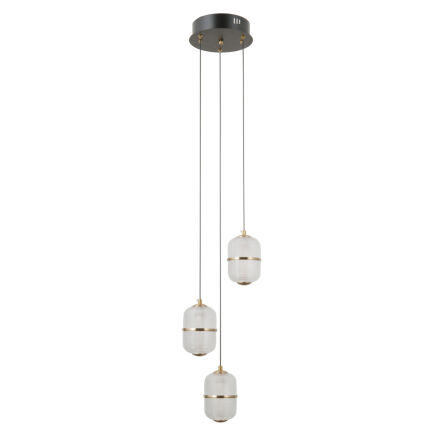 Lampa wisząca Alani PND-34375-3-BK Italux
