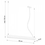 Lampa wisząca PINNE TH.032 Thoro 17W 4000K funkcjonalna 65 cm - 2