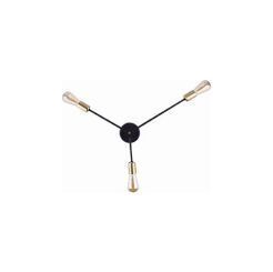 Lampa ścienna MILL czarno-złota 3x Nowodvorski 9136
