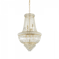 Lampa wisząca Żyrandol Dubai SP10 207216 KLASYCZNY IP20 E27 metal Ideal Lux OPRAWA W STYLU KLASYCZNYM