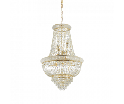 Lampa wisząca Żyrandol Dubai SP10 207216 KLASYCZNY IP20 E27 metal Ideal Lux OPRAWA W STYLU KLASYCZNYM