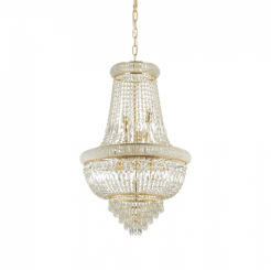 Lampa wisząca Żyrandol Dubai SP10 207216 KLASYCZNY IP20 E27 metal Ideal Lux OPRAWA W STYLU KLASYCZNYM