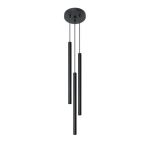 LAMPA WISZĄCA PASTELO 3P Czarna Rura Walec Led SOLLUX  Lampa Ścienna NOWOCZESNY stal  SL.0471 metalowa lampa  - 2