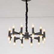 Lampa wisząca RICHMOMD LDP 6035-24 (BK+GD) Lumina Deco nowoczesna industrialna