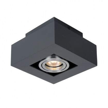 Lampa sufitowa CASEMIRO IT8002S1-BK/AL Italux NATYNKOWA WYKONANA Z METALU I ALUMINIUM CZARNA 