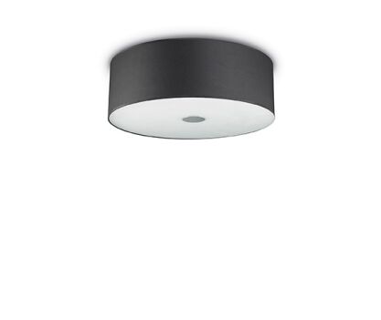 Plafon Woody PL5 122212 NOWOCZESNY IP20 E27 METAL  Ideal Lux OKRĄGŁA OPRAWA 